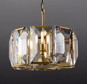 Hanson Crystal Round Chandelier 19"