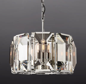 Hanson Crystal Round Chandelier 19"