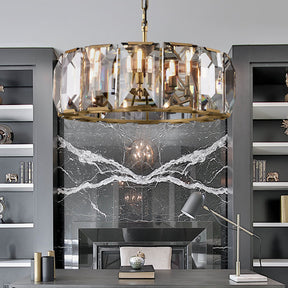 Hanson Luxury Glass Round Chandelier 31"