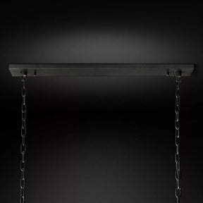 Harlow Calcite Rectangular Chandelier 42"