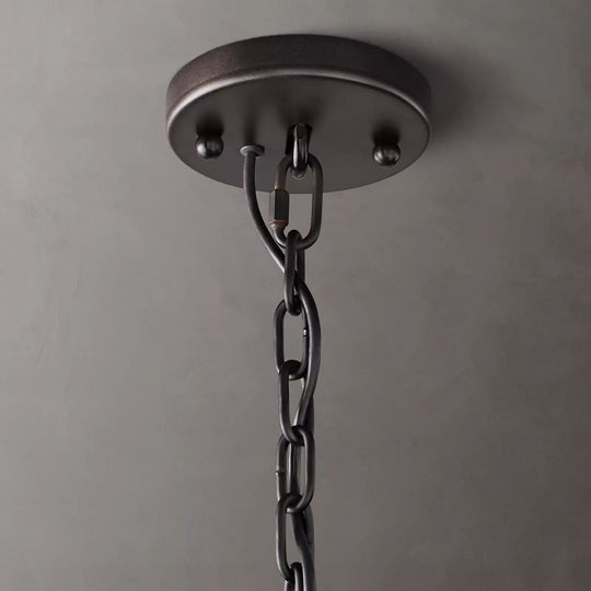 Harlow Calcite Round Chandelier D 43"