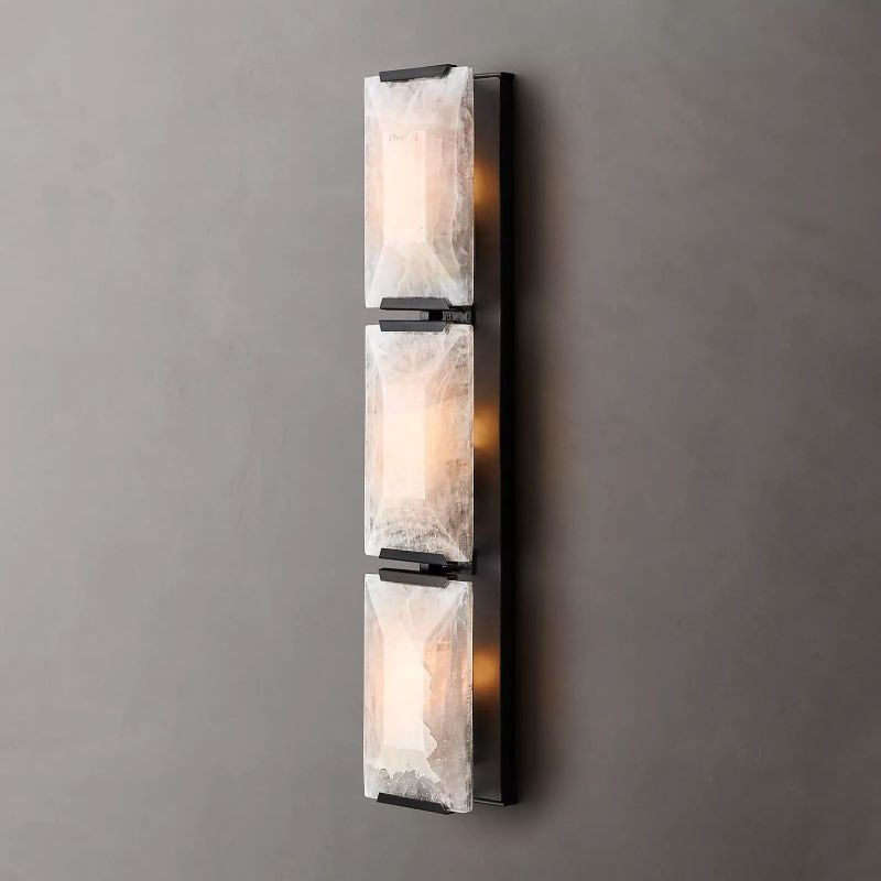Harlow Calcite Triple Wall Sconce