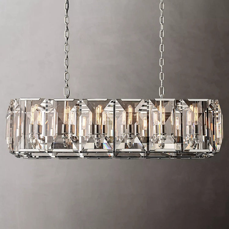 Harlow Multi Crystal Rectangular Chandelier