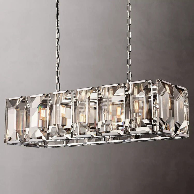 Harlow Multi Crystal Rectangular Chandelier