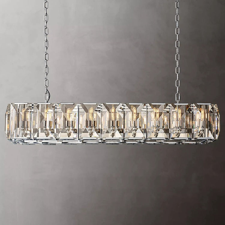 Harlow Multi Crystal Rectangular Chandelier