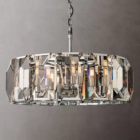 Harlow Multicurve Crystal Round Chandelier