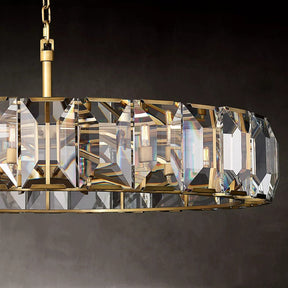 Harlow Multicurve Crystal Round Chandelier