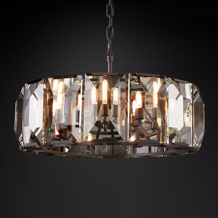 Harlow Multicurve Crystal Round Chandelier