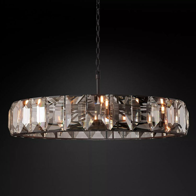 Harlow Multicurve Crystal Round Chandelier