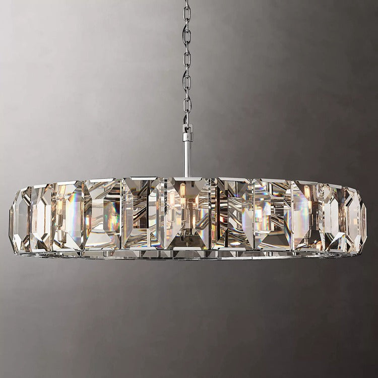 Harlow Multicurve Crystal Round Chandelier