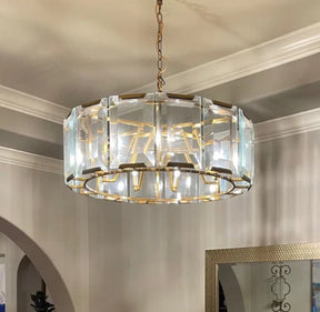 Harlow Multicurve Crystal Round Chandelier