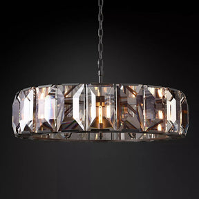 Harlow Multicurve Crystal Round Chandelier