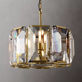 Harlow Multicurve Crystal Round Chandelier
