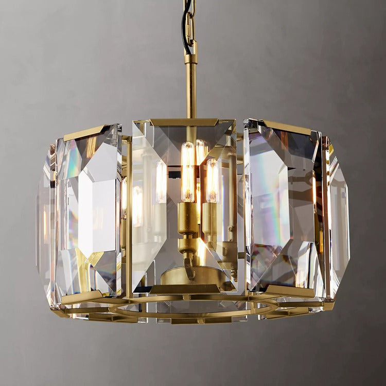 Harlow Multicurve Crystal Round Chandelier
