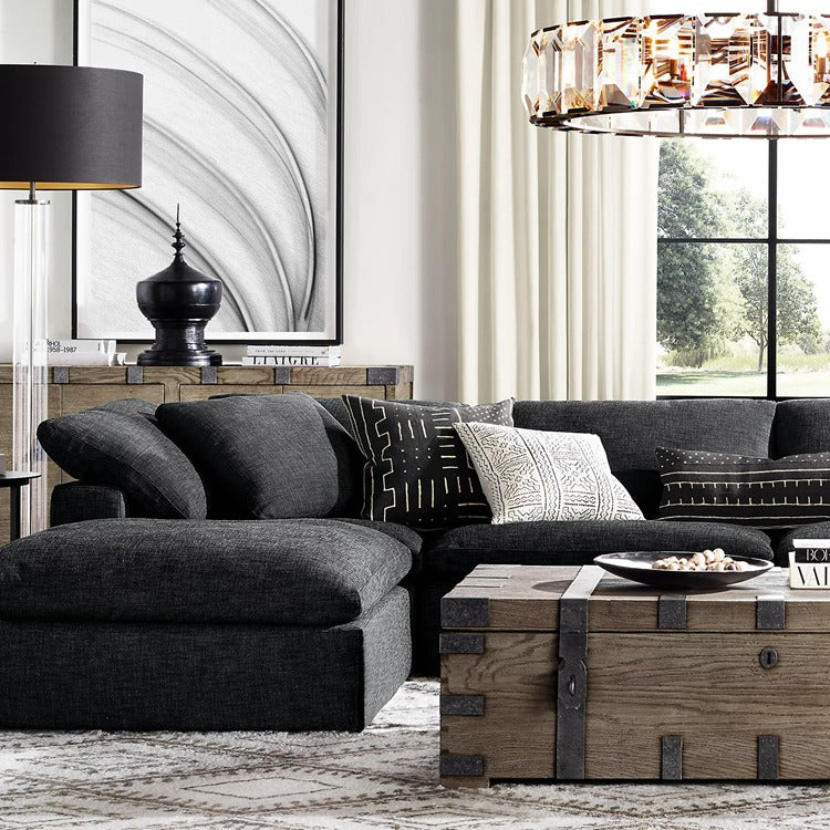 Harlow Multicurve Crystal Round Chandelier