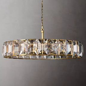 Harlow Multicurve Crystal Round Chandelier