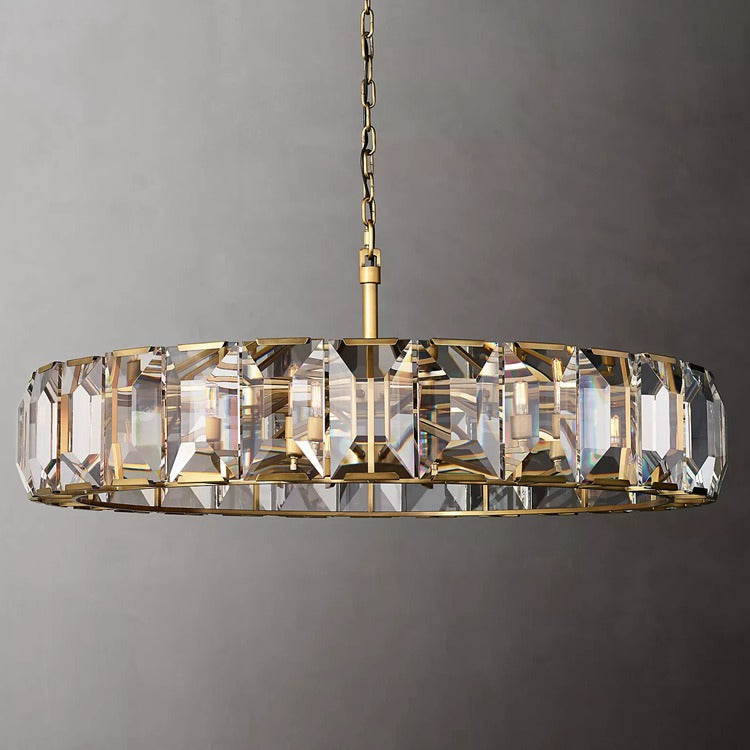 Harlow Multicurve Crystal Round Chandelier