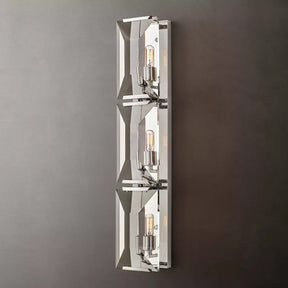 Harlow Multicurve Crystal Triple Wall Sconce 32"H