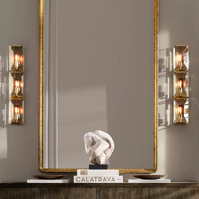 Harlow Multicurve Crystal Triple Wall Sconce 32"H