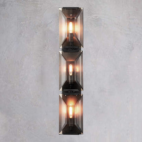 Harlow Multicurve Crystal Triple Wall Sconce 32"H