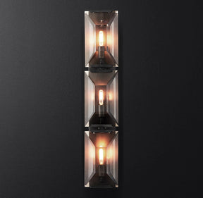 Harlow Multicurve Crystal Triple Wall Sconce 32"H