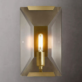 Harlow Multicurve Crystal Wall Sconce
