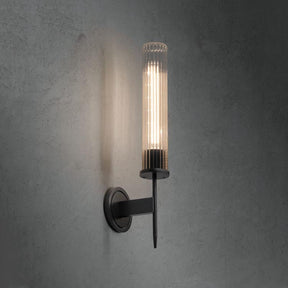 Industrial Single Candle Wall Sconce