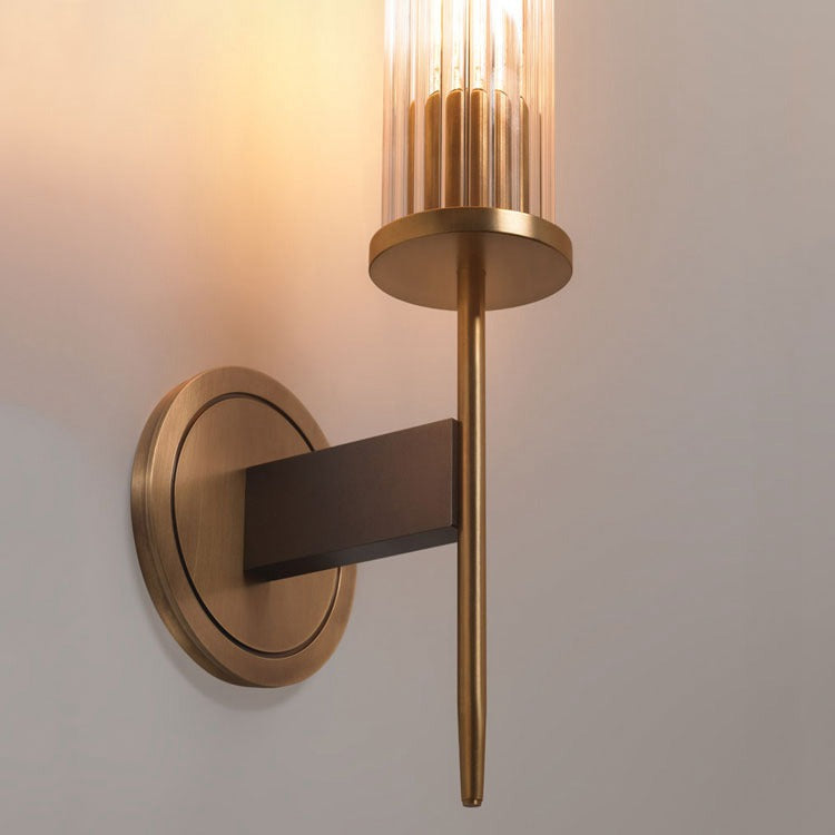 Industrial Single Candle Wall Sconce