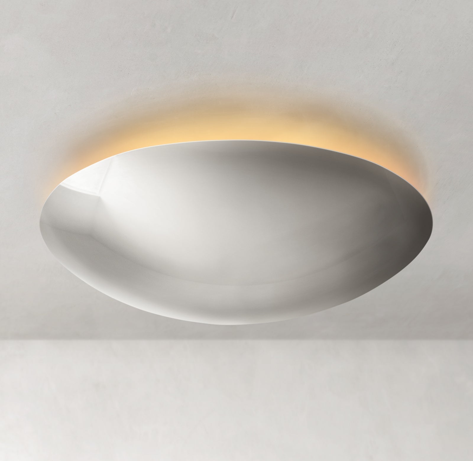 ITALIAN DISH FLUSH MOUNT/PENDANT 30"