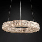 Jeanne Luxury Medicis Crystal Round Chandelier Lighting for Dining Table
