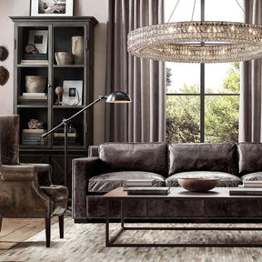 Jeanne Luxury Medicis Crystal Round Chandelier Lighting for Dining Table