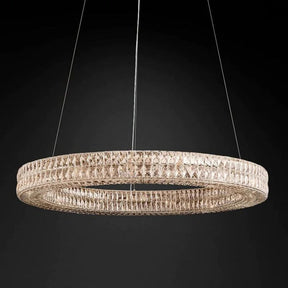 Jeanne Luxury Medicis Crystal Round Chandelier Lighting for Dining Table