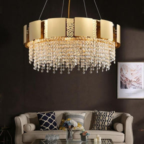 Kimbra Crystal Chandelier, Stainless Steel Pendant Light Chandelier for Room