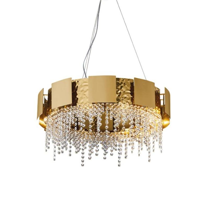 Kimbra Crystal Chandelier, Stainless Steel Pendant Light Chandelier for Room