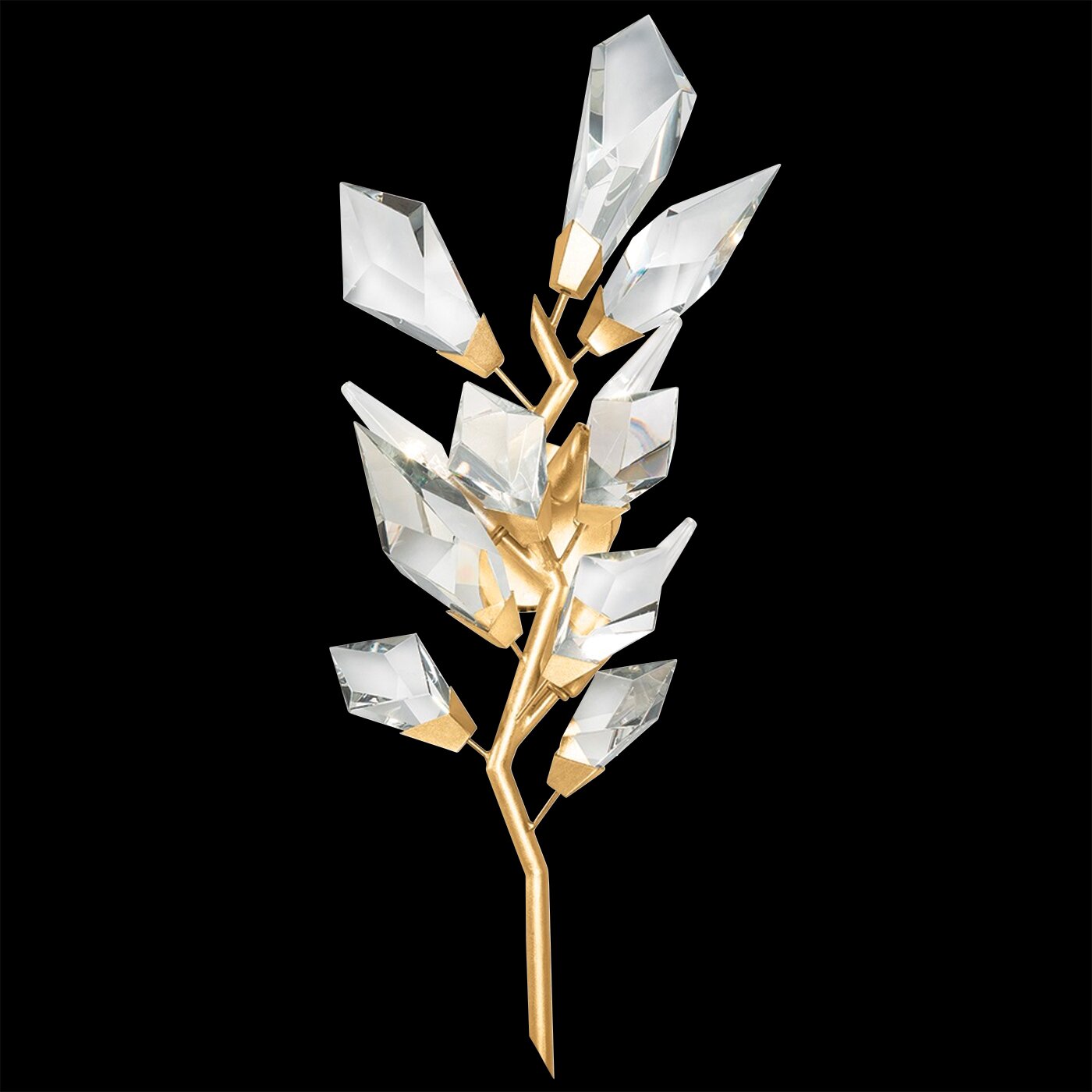 Loren 27″ Crystal  Modern Wall Sconce