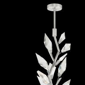 Loren 41" Crystal Long Pendant Light Modern