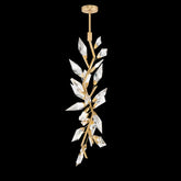 Loren 41" Crystal Long Pendant Light Modern