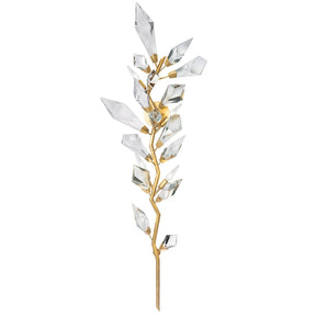 Loren Luxury 58" Gold&Silver Branch Crystal Wall Sconce
