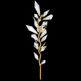 Loren Luxury 58" Gold&Silver Branch Crystal Wall Sconce