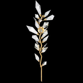 Loren Luxury 58" Gold&Silver Branch Crystal Wall Sconce