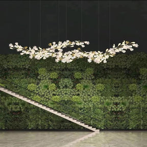 Luxury Ceramic Ginkgo Chandelier