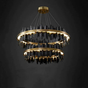 Luxury Hilbert 2-Tier Round Chandelier