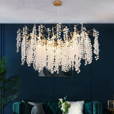 Luxury Spring Linear Branch Chandelier