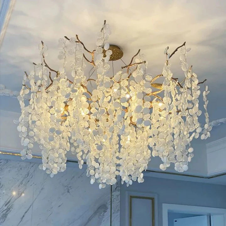 Luxury Spring Round Branch Chandelier