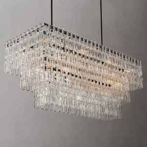 Marignan Tier K9 Crystal  Rectangle Chandelier