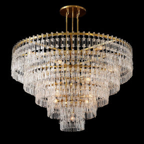 Marignan Tier K9 Crystal Round Chandelier
