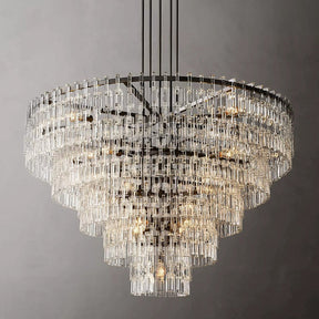 Marignan Tier K9 Crystal Round Chandelier