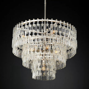 Marignan Tier K9 Crystal Round Chandelier
