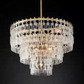 Marignan Tier K9 Crystal Round Chandelier
