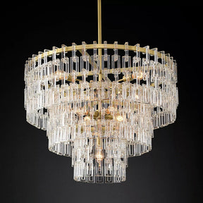 Marignan Tier K9 Crystal Round Chandelier